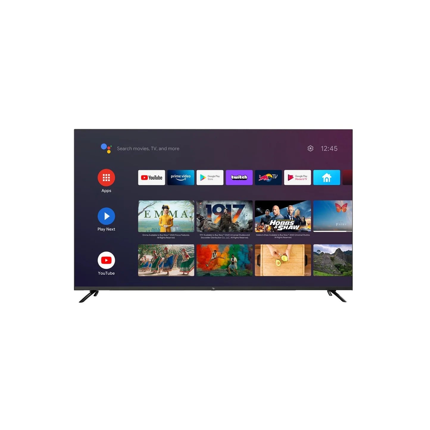 75" TV Full HD LED Frameless Smart TV Monitor Panel